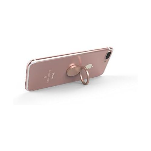  [아마존베스트]Kronya | 360° Rotating Smartphone Finger Holder | Case Finger Grip Holder Mobile Phone Case Ring Holder Stand Tablet | Compatible with Apple iPhone iPad Samsung Galaxy 4