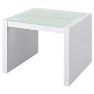 Organize It All Dawn Coffee Table with Glass Top