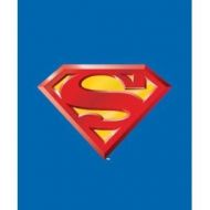 JPI Superman Emblem Super Soft Fleece Throw Blanket 50x60 Inches - DC Comics