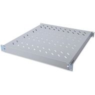 [아마존베스트]DIGITUS Professional DN-97644 Shelf with Variable Depth for Fixed Installation in 19 Inch Cabinets Load Capacity 50 kg from 600 mm Cabinet Depth 1HE Grey