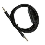 Ienza Detachable/Removable Audio Aux Cable Cord Wire with Inline Mute & Volume Control Compatible with HyperX Cloud Mix Cloud Alpha (Note: No Inline Mic)