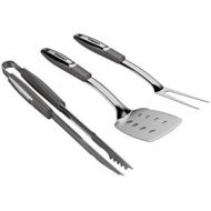 Cuisinart CGS-233GY Grilling Tool Set, 3-Piece, Gray