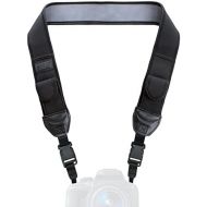 [아마존베스트]USA Gear TrueSHOT Camera Strap with Black Neoprene Pattern, Accessory Pockets and Quick Release Buckles - Compatible with Canon, Nikon, Sony and More DSLR, Mirrorless, Instant Came