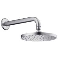 Hansgrohe 7-Inch Shower Head, Stainless Steel Optic #28484801