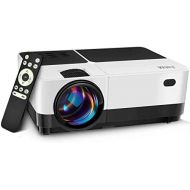 Wsky HD Projector 7500Lumens Outdoor Movie Projector with Best 84-LED Projection Technology, Dolby Sound, 1080P and 176 Display Supported, 50,000 Hrs LED Lamp Life