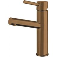 Whitehaus Collection WHS1206-SB-CO Waterhaus Bathroom, Single Hole, Elevated Faucet, Copper