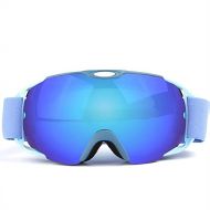 WYWY Snowboard Goggles Double Layer Anti-Fog Ski Goggles Adult Blue Skiing Eyewear Men Women Outdoor Windproof Safety Snow Ski Goggles Skiing Equipment Ski Goggles (Color : A)