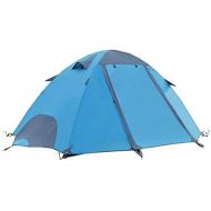 BYCDD Camping Tents, Waterproof and Windproof Outdoor Tents Hiking & Outdoor Music Festivals Double Layer Survival Tents,Blue