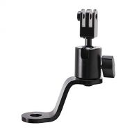SUREWO Aluminum Motorcycle Rearview Mirror Mount Bracket Holder Compatible with GoPro Hero 9/8/7/6(2018)/5 Black APEMAN AKASO TENKER Campark DJI Osmo Action and More