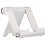 [아마존베스트]AmazonBasics Portable Stand with Adjustable Viewing Angle for Tablets, E-Readers and Mobile Phones, Silver