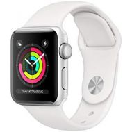 [아마존베스트]Apple Watch Series 3 GPS, Silver Aluminium Case with White Sport Band, 38 mm, White
