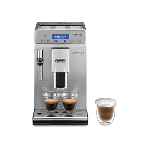 드롱기 Besuchen Sie den De’Longhi-Store DeLonghi Autentica Plus ETAM 29.620.SB Kaffeevollautomat (1450 W, 1,4 l, Dampfduese) silber/schwarz