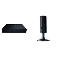 Razer Ripsaw HD Game Streaming Capture Card & Seiren X USB Streaming Microphone: Professional Grade - Built-in Shock Mount - Supercardiod Pick-Up Pattern - Anodized Aluminum - Clas