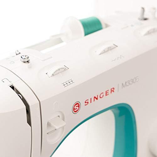 싱거 [아마존베스트]Singer Free-Arm Sewing Machine M3305 White,Green