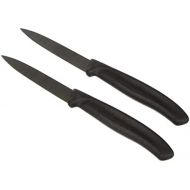 [아마존베스트]Victorinox Swiss Classic 8 cm Serrated Vegetable Knife - Medium Point - Blade Guard - Dishwasher-Safe - Set of 2
