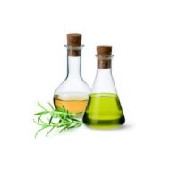 SIMAX Simax Glassware Oil and Vinegar Cruets | Beautiful Airtight Cork Tops, Durable Borosilicate Glass, Microwave and Dishwasher Safe, Includes Two 8 Ounce Bottles