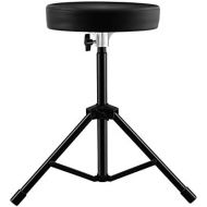 [아마존베스트]EastRock Height Adjustable Universal Drum Throne,Padded Drum Seat Drumming Stools with Anti-Slip Feet for Adults and Kids Drummers, Black (Black)