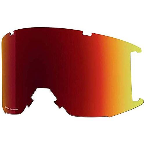 스미스 Smith Squad XL Snow Goggles Replacement Lens ChromaPop Sun Red Mirror