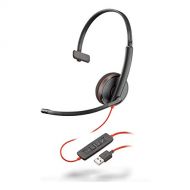 Poly (Plantronics + Polycom) Plantronics Blackwire 3210 Wired, Single Ear (Monaural) Headset with Boom Mic USB A to connect to your PC and/or Mac