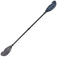 Bending Backwater Assassin Carbon Fiber Hybrid Adjustable Kayak Paddle 250-260cm Black ABS Nylon Blade with Hook and Teeth Blade Design | Yak Gear Paddles