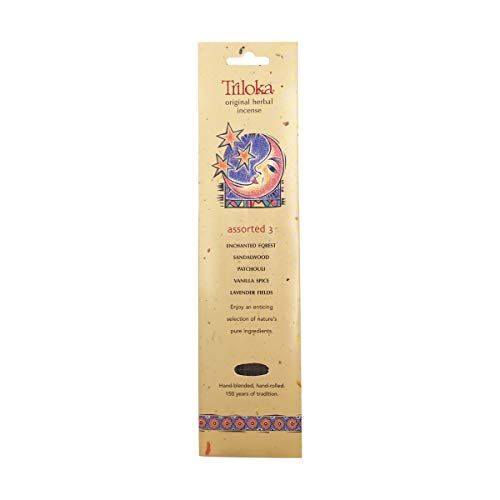  인센스스틱 Triloka, Incense Assorted Original, 10 Count