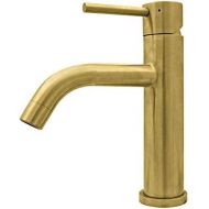 Whitehaus Collection WHS8601-SB-B Waterhaus Bathroom, Single Hole, Elevated Faucet, Brass