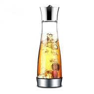 ZEFS--ESD Coffee Maker, Coffee Maker Pot Mocha Cold Brew Cafetera Filter Coffee Pot Leakproof Thick Glass Tea Infuser Percolator Tool Espresso Maker (Color : Glass)