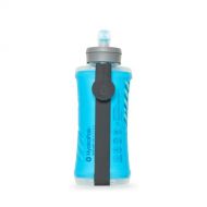 Hydrapak SkyFlask 500ml - Lightweight Collapsible Handheld Running Water Bottle Soft Flask - (500 ml/16 oz) - Adjustable Handstrap, Spill-Proof Cap, Malibu Blue