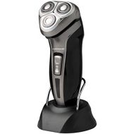 Electric Razor for Men with 3 Refills Rechargeable Beard Moustache and Dunlop Rules Black Battery