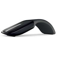 Microsoft RVF-00052 Arc Touch Mouse - Black. Sleek,Ergonomic design, Right/Left Hand Use, Ultra slim and lightweight, Bluetooth Mouse for PC/Laptop,Desktop works with Windows/Mac c