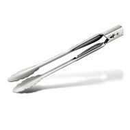 All-Clad T112 Stainless Steel 12-Inch Locking Tongs Kitchen Tool, 12-Inch, Silver