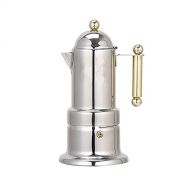 ZEFS--ESD Coffee Maker, Moka Pot Coffee Maker Stovetop Espresso Maker Italian Design For Best Espresso Coffee, Stainless Steel, Easy To Use And Clean