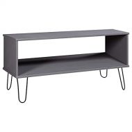 INLIFE Coffee Table New York Range Gray Solid Pine Wood 10.3KG
