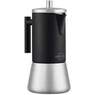 [아마존베스트]SILBERTHAL Espresso Maker - Induction - Stainless Steel - 6 Cups - Coffee Maker with Italian Safety Valve - Also Suitable for Electric, Ceramic and Gas Hobs