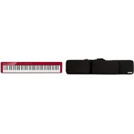 Casio 88-Key Digital Piano Bundle with Carry Case (PX-S1100RD + SC-800)