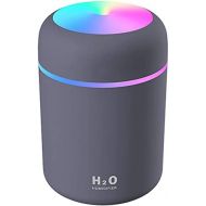 [아마존베스트]Z LtYioe Mini Cool Humidifier, Colourful USB Desktop Humidifier for Car, Office, Bedroom, etc. Automatic shutdown, 2 mist modes, super quiet.