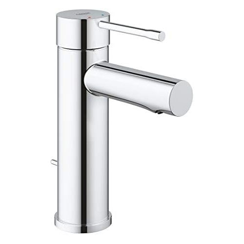  Grohe Essence New Single Hole Single-Handle 1.2 GPM Low-Arc Bathroom Faucet in Starlight Chrome