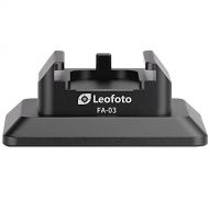 Leofoto FA-03 Cold Shoe Arca/RRS QR Plate Adapter Accessory Bi-Directional