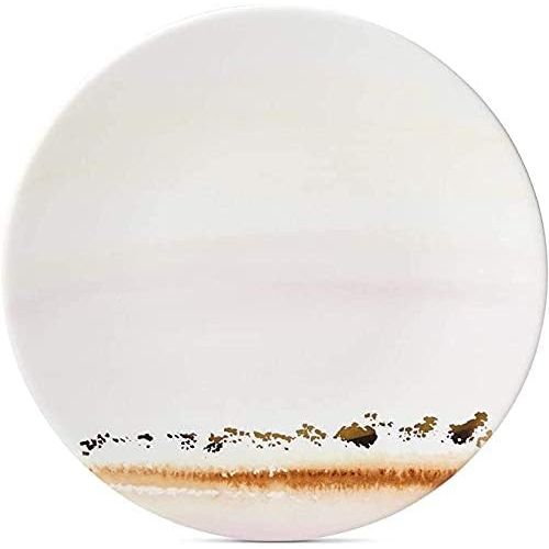 레녹스 Lenox Watercolor Horizons Sand Accent Plate, 1.05 LB, Brown
