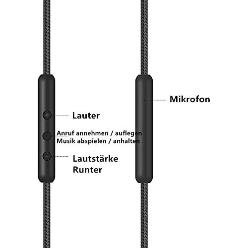  [아마존베스트]ALDOKE QC25 Kabel,Upgrade Kopfhoerer Ersatzkabel mit Mikrofon und Lautstarkeregler fuer Bose Quietcomfort QC25/QC35 II/Soundtrue/Soundlink/On-Ear 2/OE2I/Bose 700-Headset,Audio Aux Kabel fuer