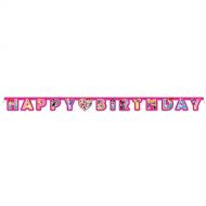 Unique Disney Princess Large Jointed Birthday Banner, 1 Ct, multi colored, one size