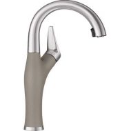 Blanco 442043 1-Handle Bar And Prep Faucet 13.625 x 6.875 Truffle/Stainless Dual Finish