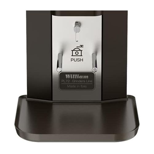  Lelit William PL72 Semi-professionnelle Kaffeemuehle-Edelstahl-Gehause-Mikro Mahlens und LCC Display fuer Regulierung der Mahldauer, Stainless Steel, stahl