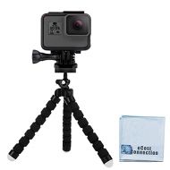 Acuvar 6.5“ inch Flexible Tripod for GoPro Hero Cameras with eCostConnection Microfiber Cloth