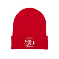 GERCASE I Want A Hippopotamus for Christmas Red Beanie Adults Unisex Men Womens Kids Cuffed Plain Skull Knit Hat Cap