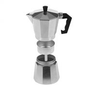 homozy Espresso Maker Classic Italian Style 3 Cups/6 - Silver, 9 Cups