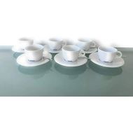 Brand: Nespresso Nespresso Set of 6 Cappuccino Cups Saucers and Spoons Classic Porcelain Coffee