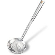 TENTA Kitchen Tenta Kitchen Dia 16CM Stainless Steel Skimmer/Slotted Spoon/Strainer Ladle With ABS Plastic Heat Resistant Handle