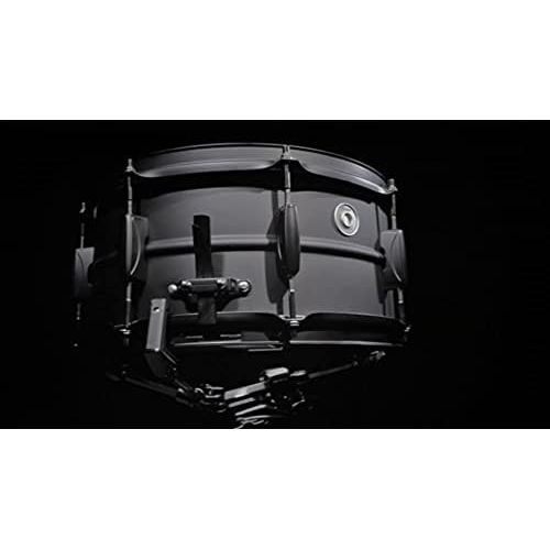  [아마존베스트]Tama Metalworks Black Steel Snare Drum 14 x 5.5 Inches Matte Black (BST1455BK)