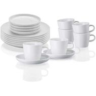 Arzberg Cucina-Basic ROK Weiss Kaffeeset 18-TLG, Porzellan, White 29.1 x 21.7 x 32.2 cm
